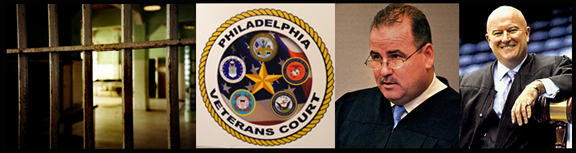 Municipal Court Judge Patrick Dugan, left, and PA Supreme Court Justice Seamus McCaffery
